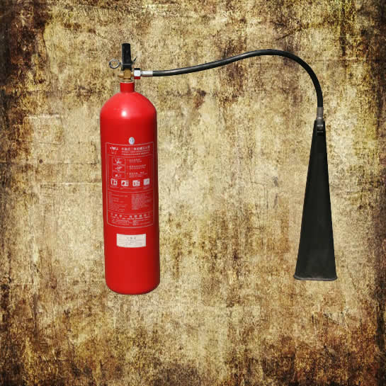 Portable CO2 fire extinguisher